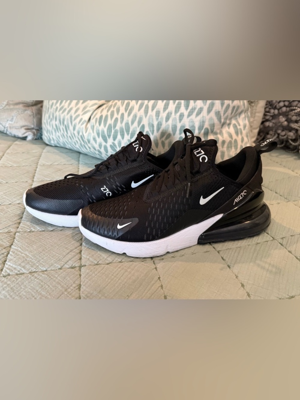 Nike Air Max 270 Black with White Accents